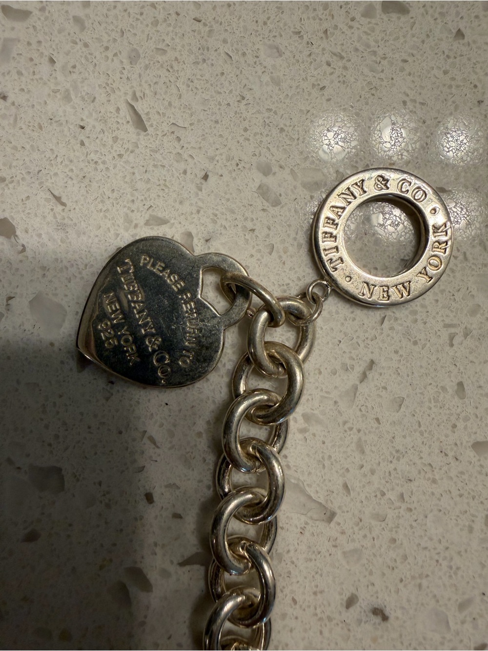 Tiffany & Co. Silver Toggle Heart Bracelet only - Picture 4 of 5